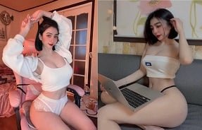 หีสีขาวกอดพี่ชายของเธอ