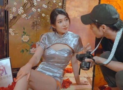 สาวสวยไปหาผมออกเดทกับคนงานที่ร้านซาลอน