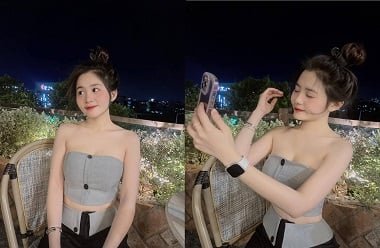 ไอศกรีม Hai Duong กับนักเรียนมัธยมถ่ายทำคลิปร้อน